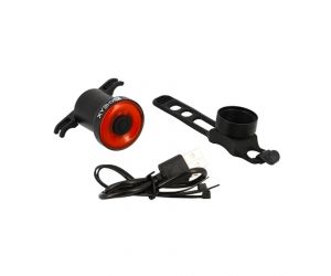 ECLAIRAGE VELO - RECHARGE USB ARRIERE - KHEAX NUNKI - 30 LUMENS - NOIR LED COB AVEC ACCELEROMETRE