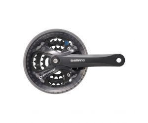 Pédalier SHIMANO FC-M361 8/7 vitesses 170.0 mm 48-38-28T Noir