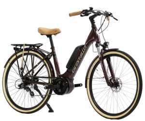 Vélo E-Urban 30 500WH 26\" Cadre Col de cygne Couleur Rouge Taille 42 S