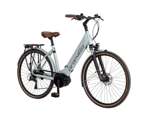 Vélo E-Excellence-34 plus WAVE 400Wh - 28\" Cadre Col de Cygne Couleur Gris Taille 45