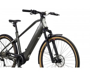 Gitane - G-Life INTENSE Commuter - Taille 43cm - 500 Wh - Couleur Noir Onyx - Alu Brossé