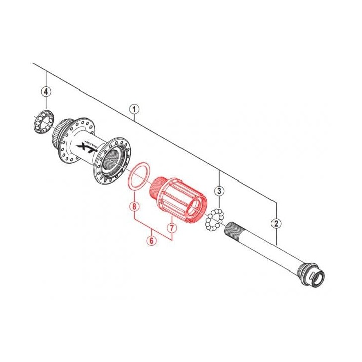 SHIMANO Unité de corps de cassette FH-M788 | Ovelo