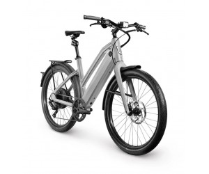 ST1 - 618 Wh Gris clair / Cadre confort / Fourche rigide / Selle suspendue