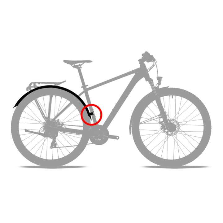 CUBE Part's Kit Garde-Boue ACID - ST Mount 2.0 - 65 29" | Ovelo