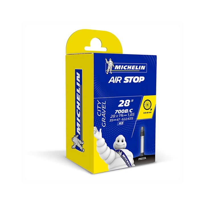 Chambre à Air MICHELIN A3 Airstop 28" 35/47-622/635 SV 40mm