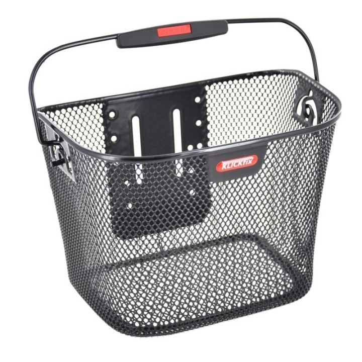 PANIER KLICKFIX ACIER NOIR 16 LITRES + Fixation tout ècran | Ovelo